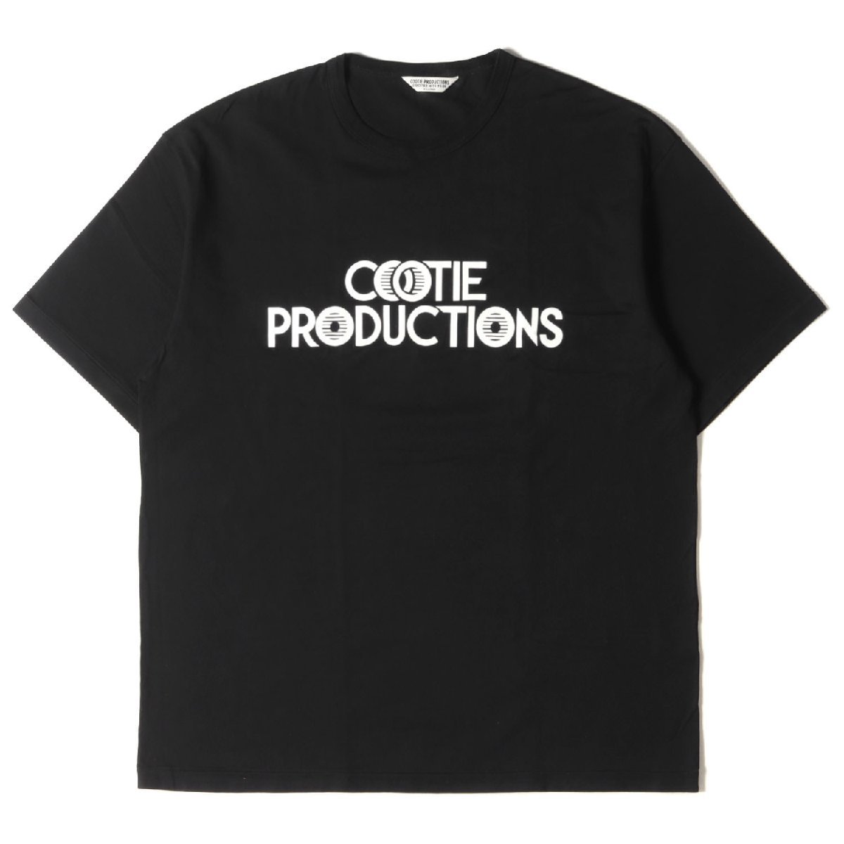 COOTIE クーティー Tシャツ サイズ:XL 20SS ブランドロゴ リラックスフィット クルーネック Tシャツ Print S/S Tee BLUR LOGO ブラック 黒