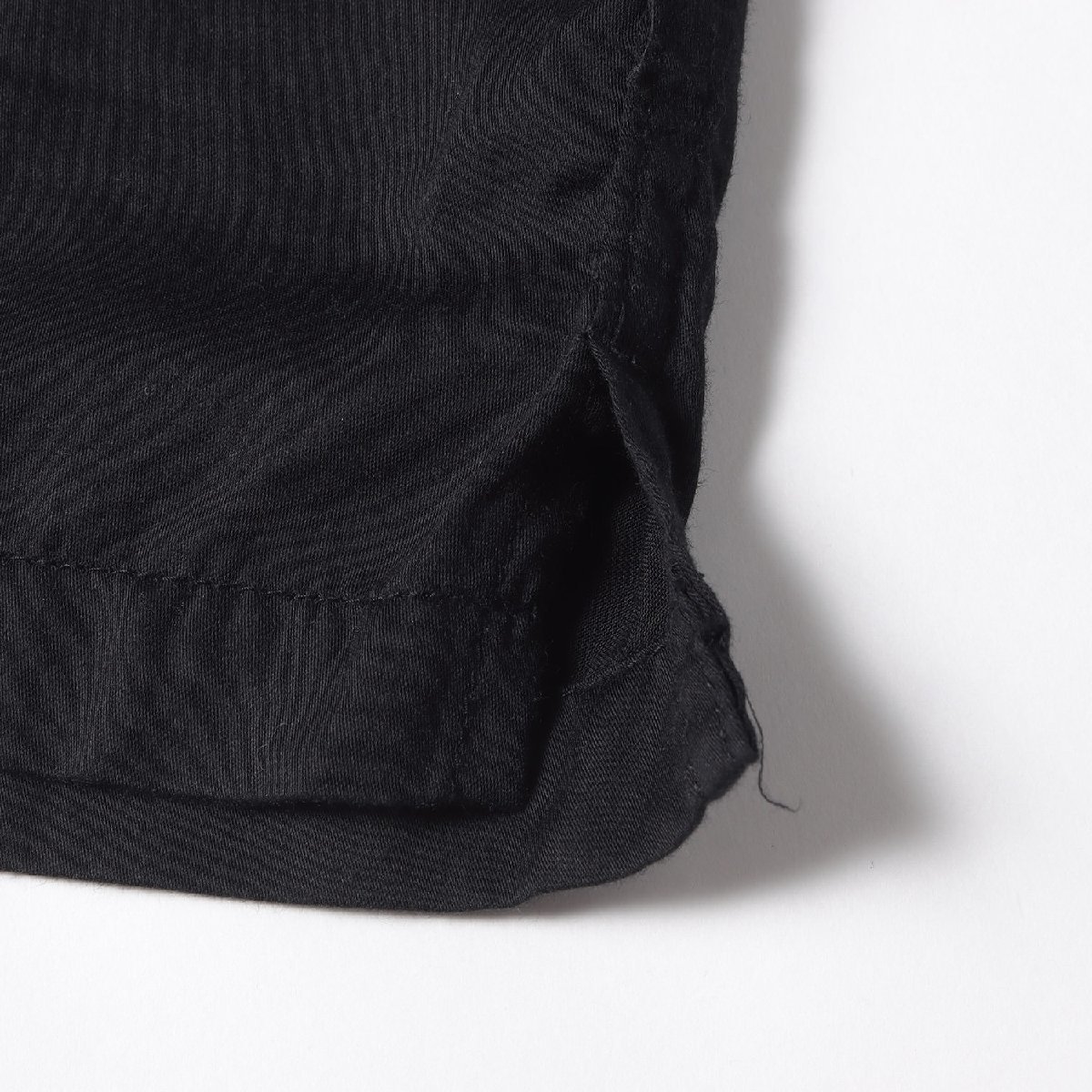 GOOD ENOUGH グッドイナフ シャツ サイズ:3 クラシックロゴ オープンカラー 半袖 シャツ ブラック チャコール 黒 トップス ブランド_画像4