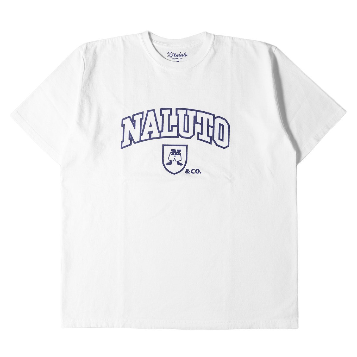 NALUTO TRUNKS ナルト トランクス Tシャツ サイズ:XL ヘビーウェイト カレッジロゴ Tシャツ HEAVY WEIGHT COLLEGE LOGO TSHIRTS ホワイト_画像1