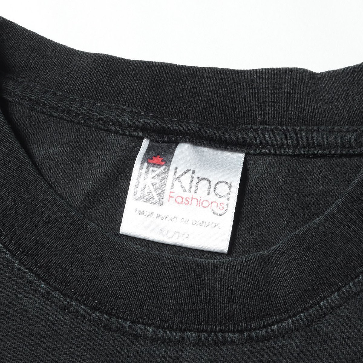 90s - 00s ヴィンテージ 古着 Tシャツ サイズ:XL COOPERSTOWN アリス・クーパー レストラン Tシャツ 90年代 90s KING FASHIONS ブラック_画像3