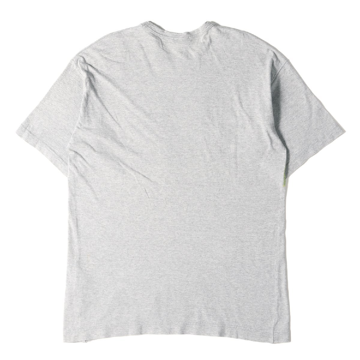 COMME des GARCONS コムデギャルソン Tシャツ ロゴ ドット プリント クルーネック 半袖 Tシャツ 99AW AD1999 アーカイブ グレー 日本製_画像2