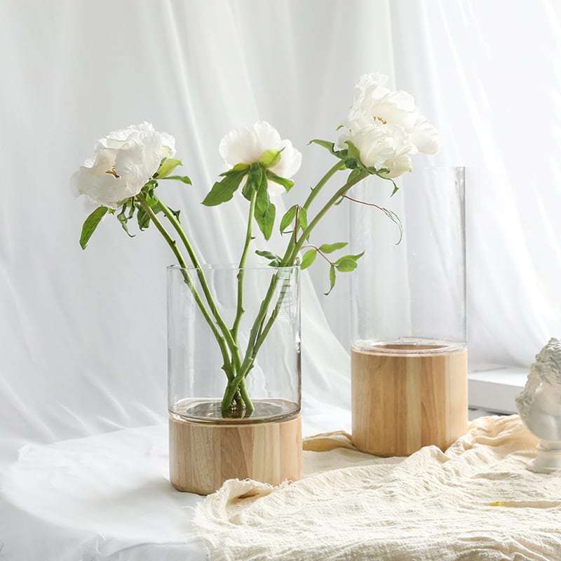 北欧 高級感のあるモダン ガラス花瓶 ラージサイズ 花器 フラワーベース インテリア 生花 ドライフラワー リビング ダイニング 寝室_画像8
