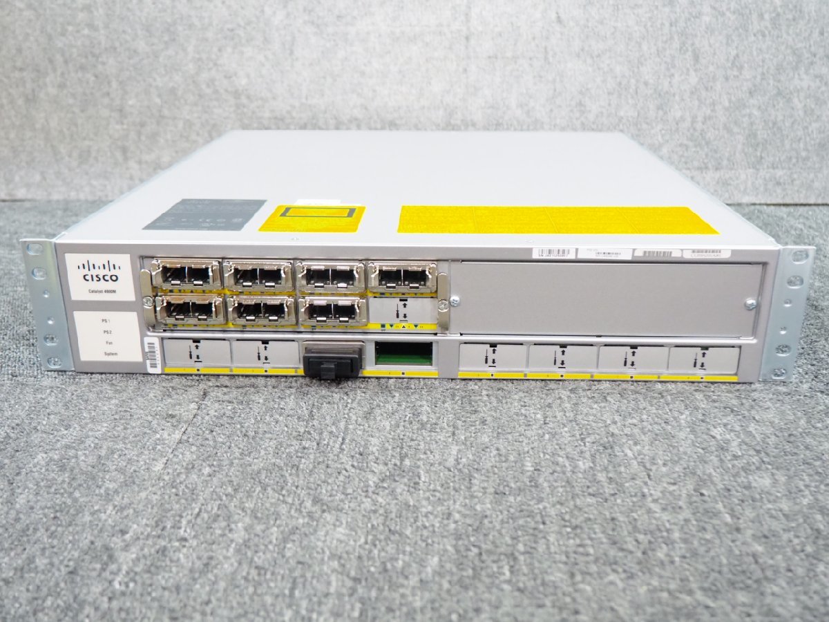 [N186] ☆ Cisco Catalyst 4900 シリーズ スイッチ　WS-C4900M V08 ☆ Version 12.2(54)SG1 ☆_画像2