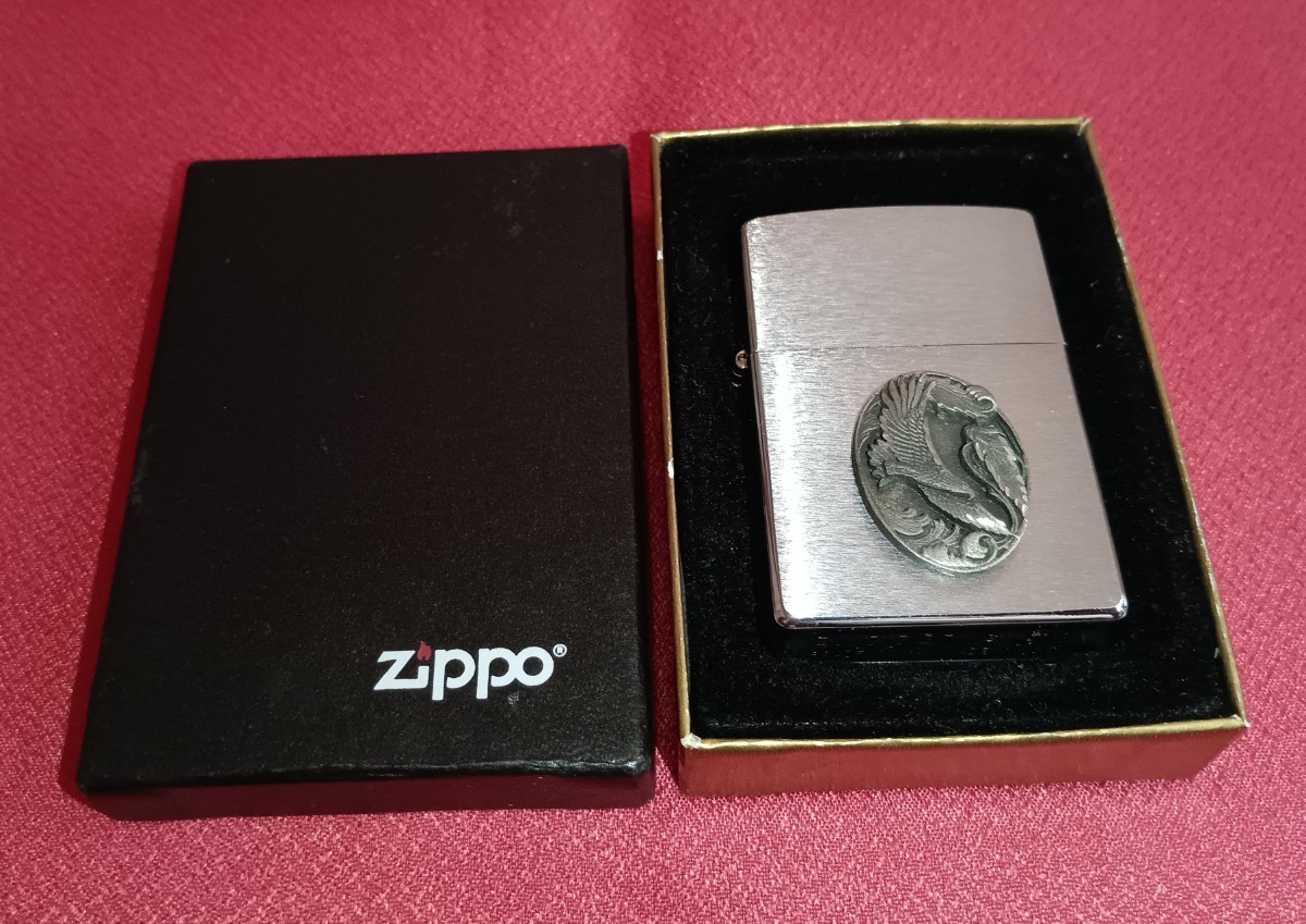 Zippo/ジッポー　インディアン ニューサウスウエスト エンブレム　イーグル　2000年製　メタル貼り　Eagle　INDIAN_画像1