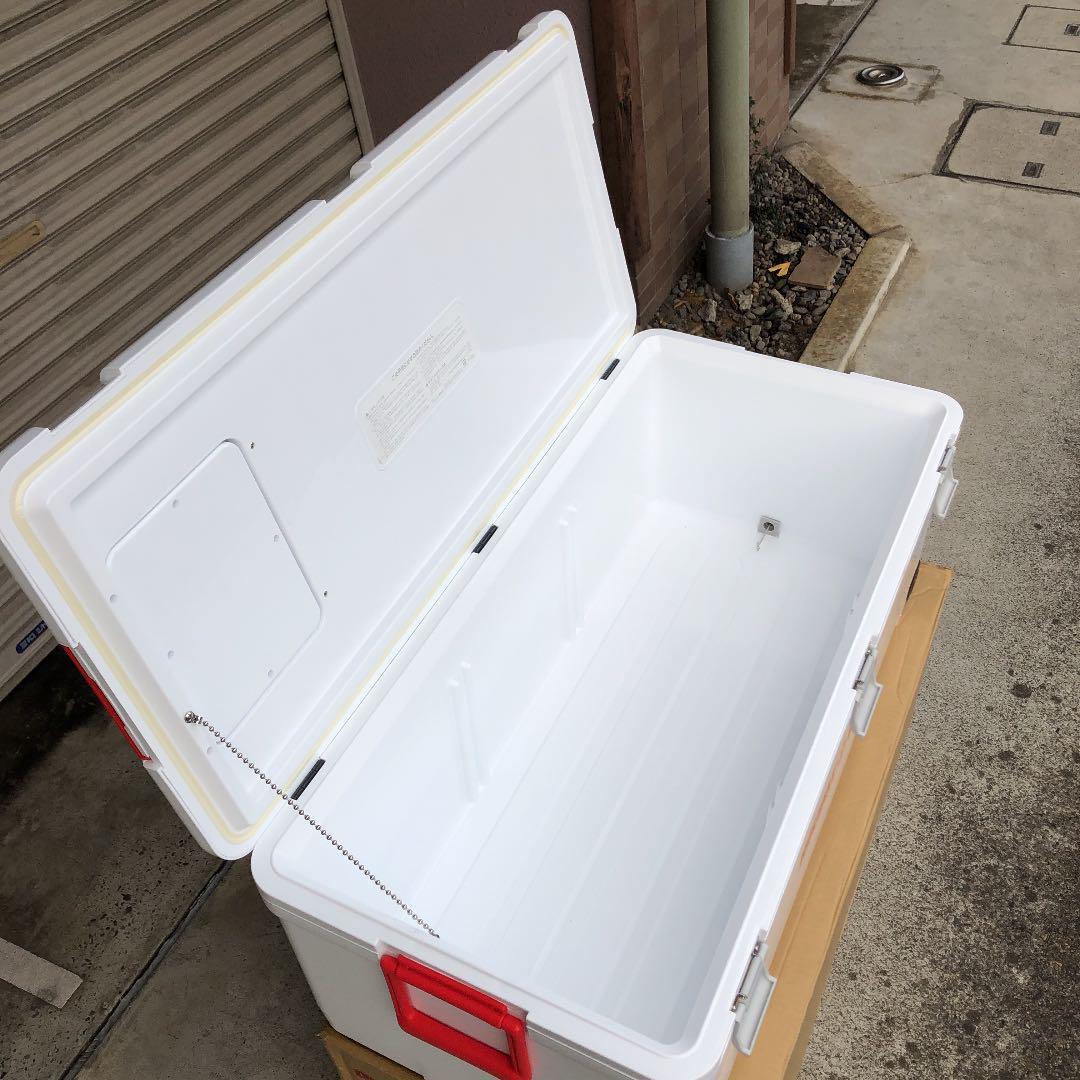 日本製クーラーボックス 76L 小窓付 水抜き栓 キャスター付 熱中症対策