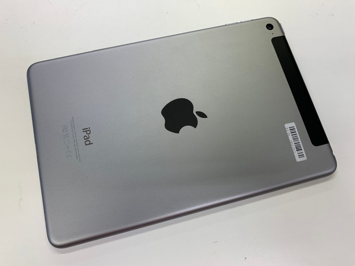☆送料無料☆良品☆A1550 iPad mini 4 Wi-Fi + Cellular 128GB☆グレイ