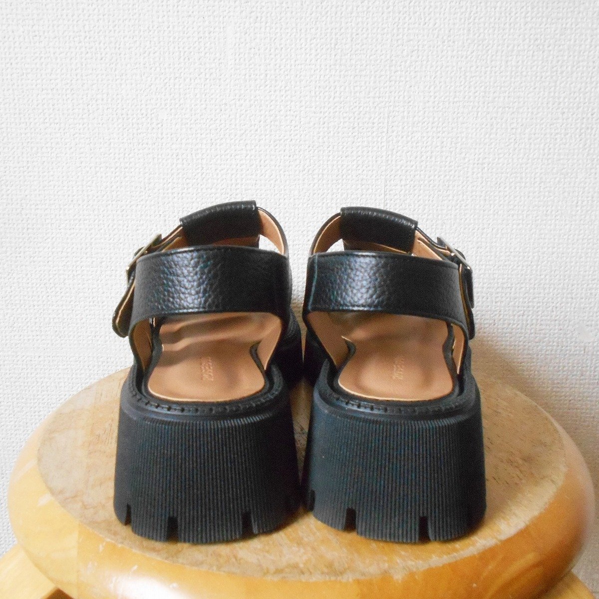  Rose Bud ROSE BUD sandals lady's 37 black 