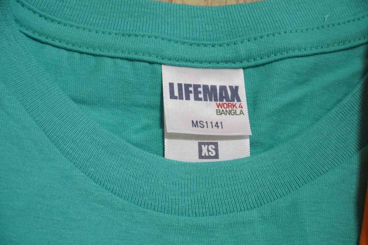 【3枚セット】LIFEMAX ほか 新品 半袖 Tシャツ サイズXS コットン100％ ボンマックス_画像3