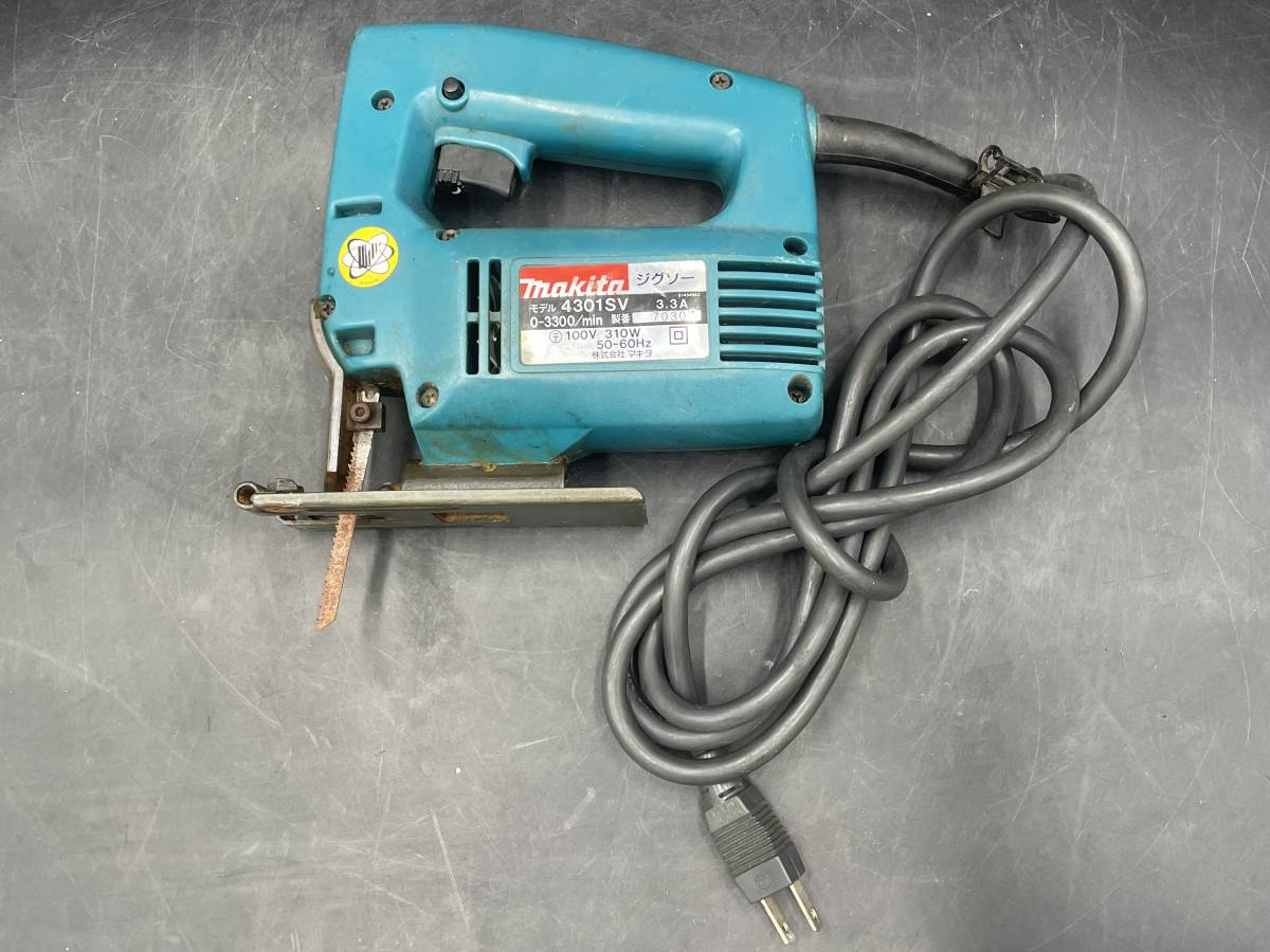 makita/マキタ 4301SV ジグソー 1992年製 電気のこぎり 切断機 電動工具 DIY_画像2