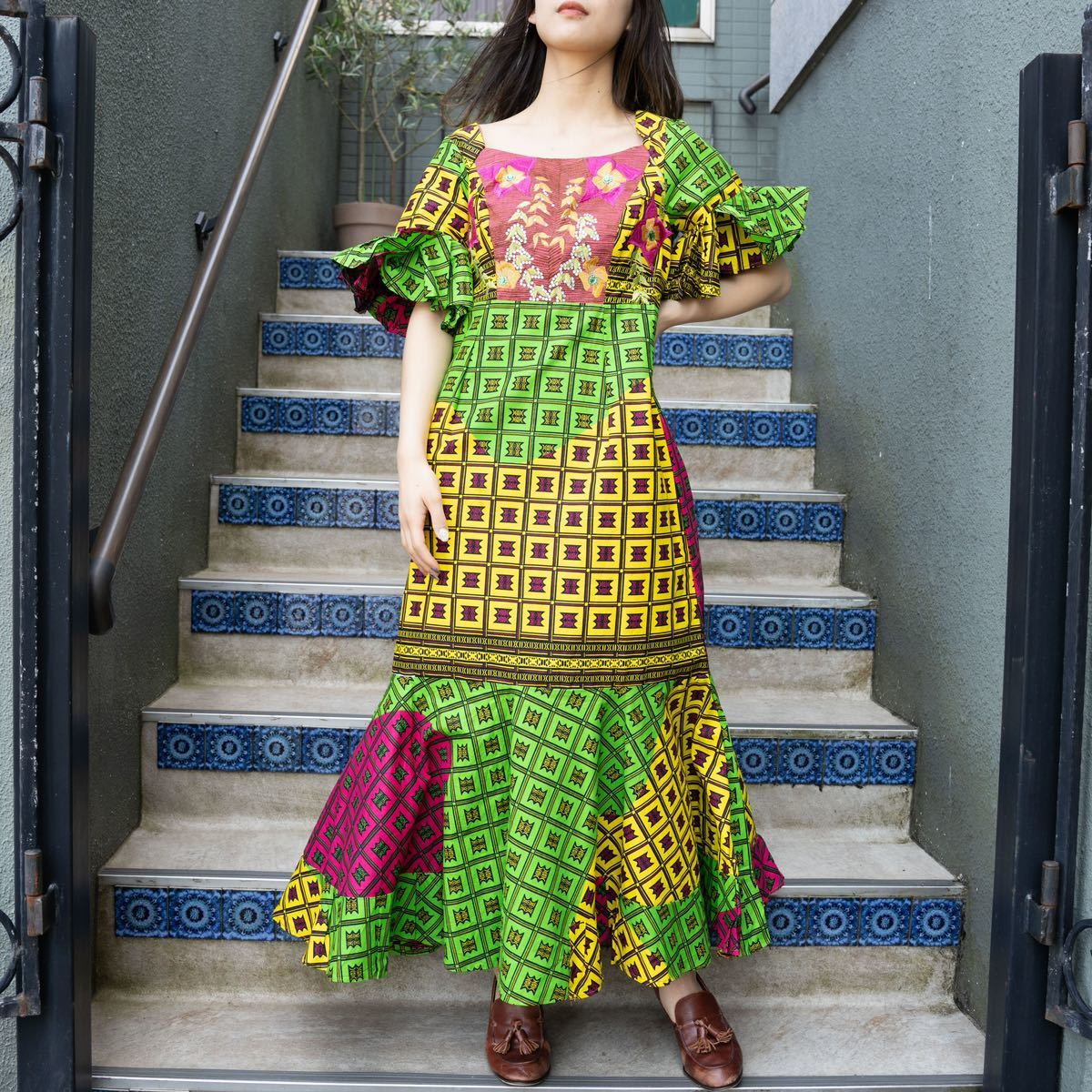 SPECIAL ITEM AFRICAN VINTAGEアフリカ古着アフリカンバティック SPECIAL ITEM AFRICAN VINTAGEアフリカ古着アフリカンバティック