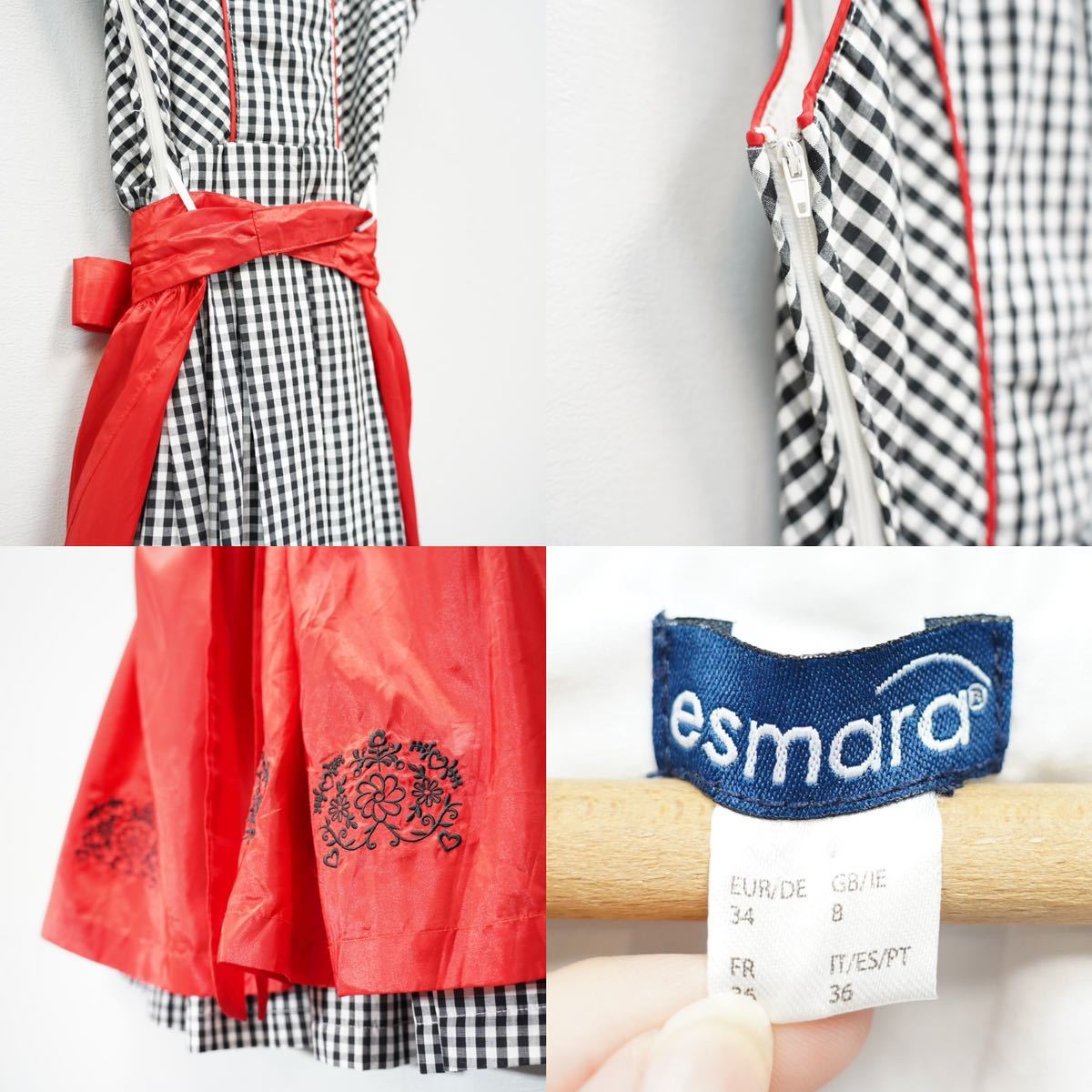EU VINTAGE LACE UP DIRNDL DESIGN TYROLEAN ONE PIECE EU VINTAGE LACE UP DIRNDL DESIGN TYROLEAN ONE PIECE