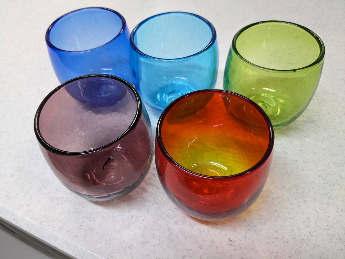 . lamp glass 5 color set glass dressing up lovely 