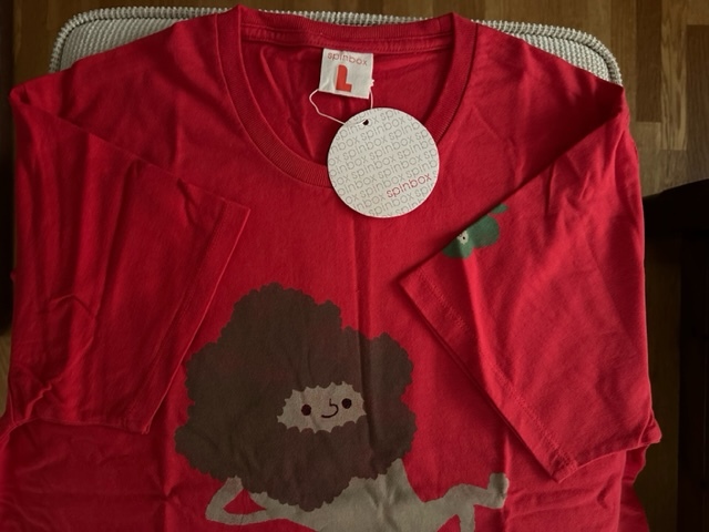L 赤 赤色 Ｌサイズ メンズTシャツ 半袖 Tシャツ キャラTシャツ 新品未使用品 送料無料 ユニセックス 男女兼用 おもしろTシャツ 綿Ｔシャツ_画像10
