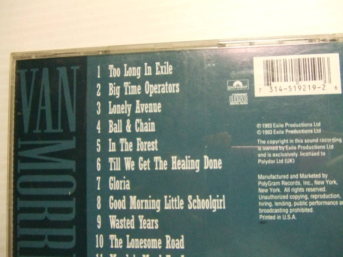 CD★ヴァン・モリソン/トゥー・ロング・イン・イグザイル●VAN MORRISON /TOO LONG IN EXILE　輸入盤★8枚同梱送料100円 う_画像4