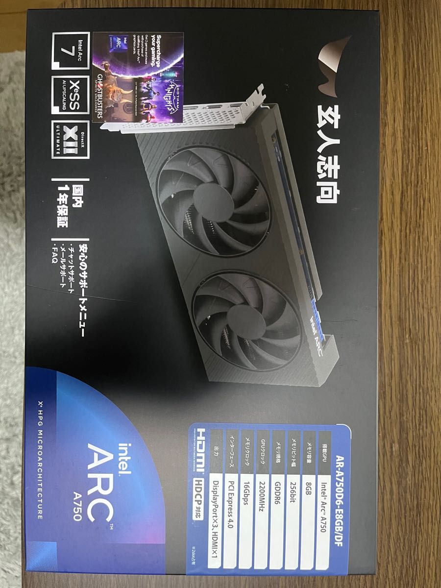 玄人志向 intel Arc A750