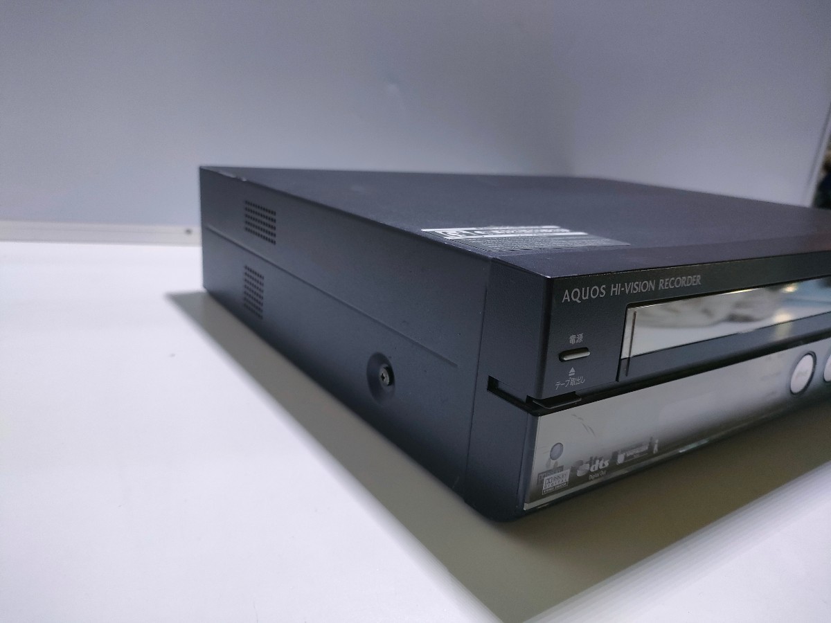 A590 SHARP VHS/HDD/DVD recorder DV-ACV52 electrification OK junk treatment (B-CAS attaching )