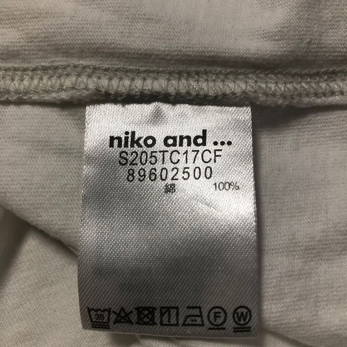 niko and … ニコアンド Tシャツ カットソー 半袖 2枚セット まとめ売り