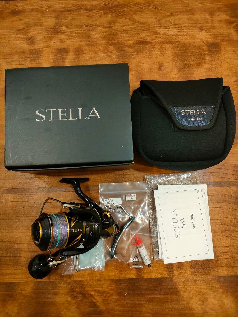 極美品】19 ステラ SW 8000HG 85mmロングハンドルカスタム済 極美品】19 ステラ SW 8000HG 85mmロングハンドルカスタム済