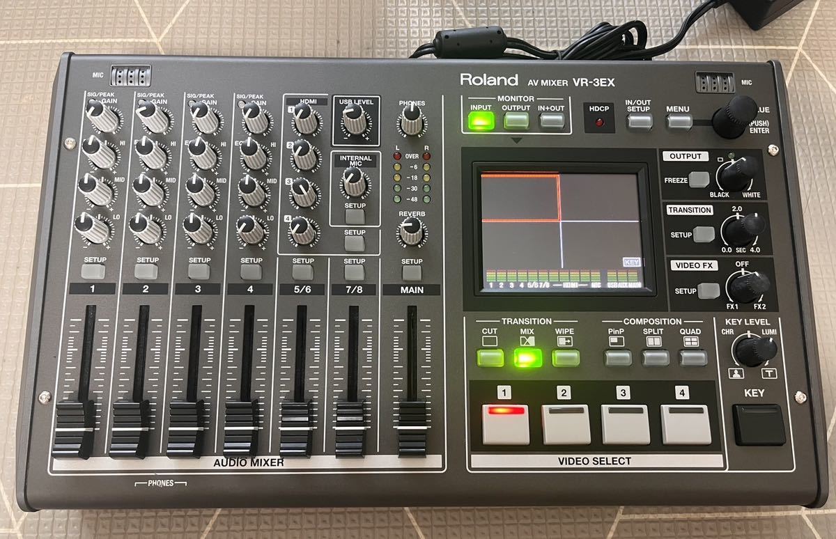 719 Roland V-40HD マルチフォーマット・ビデオスイッチャー - 映像機器