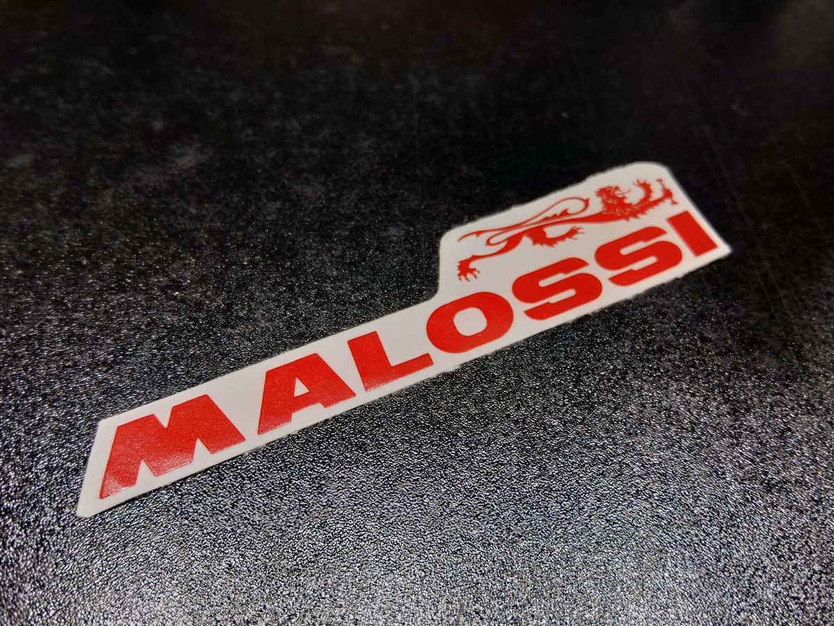 正規品 84円定型郵便 マロッシ MALOSSI デカール 赤 ステッカー シール イタリア 2スト ミナレリ aerox エアロックス ヤマハ_画像1