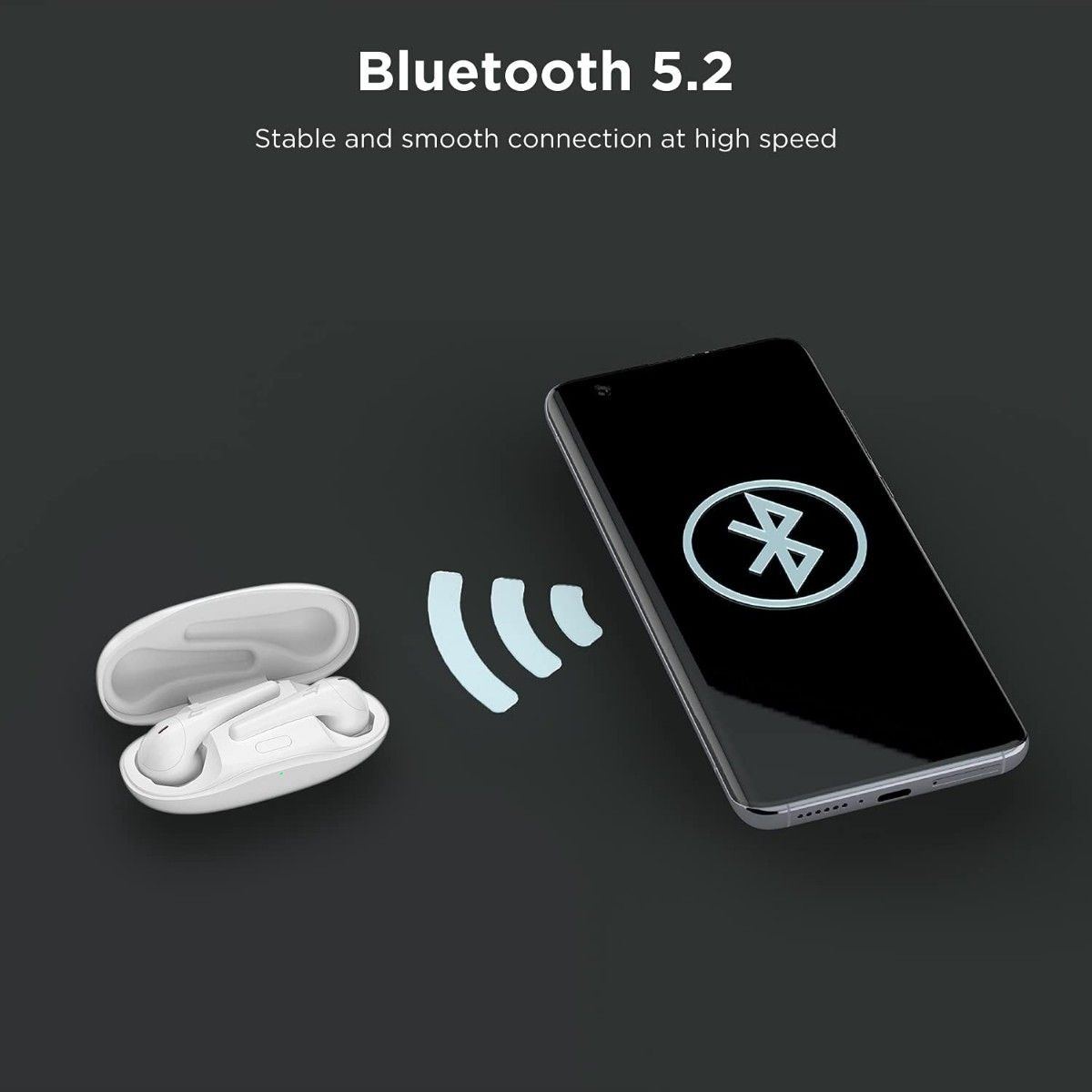 1MORE ワイヤレスイヤホン Bluetooth 5.2 イヤホン 低遅延 ゲームモード ComfoBuds2 (ホワイト)