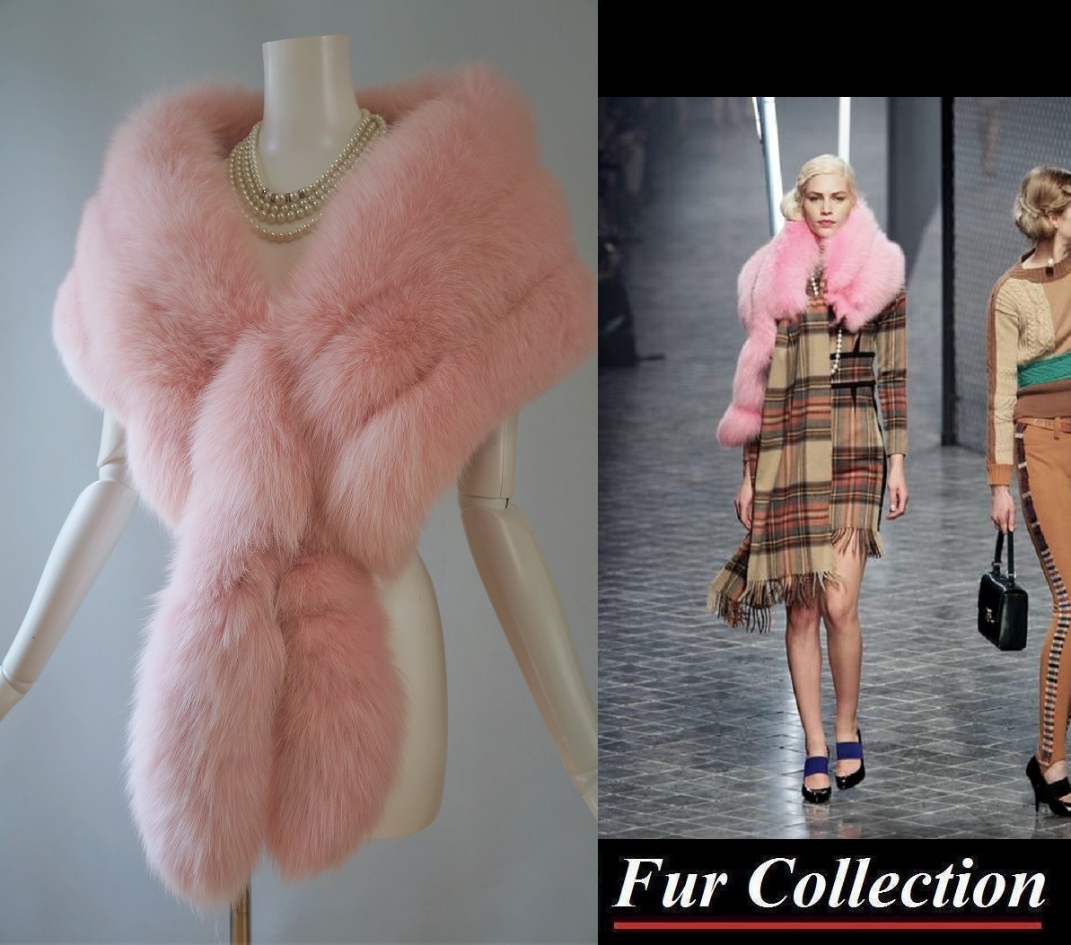 . woman . feeling ....* wonderful pink fox fur stole fur cape fur poncho large size stole fur shawl bolero * Japanese clothes . equipment 