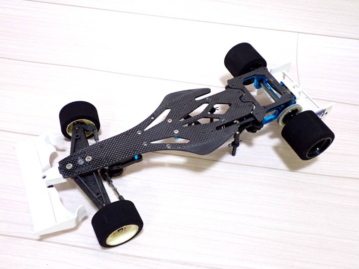 タミヤ F104 ヒロファクトリー カーボン シャーシ オプションパーツ多数付_画像10