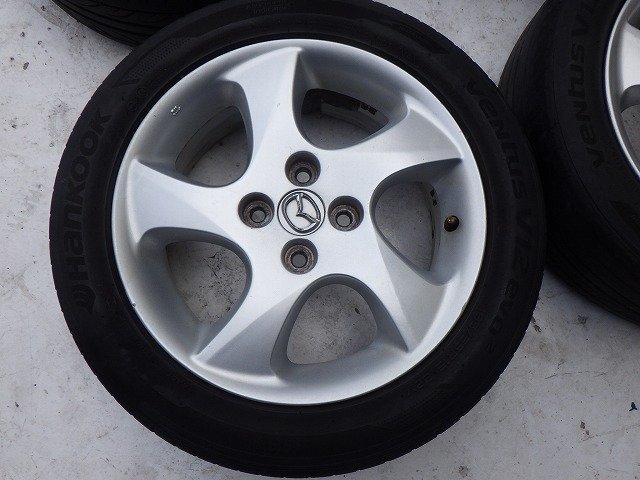◇マツダMAZDA純正15インチ4穴PCD100アルミホイール4本☆デミオ