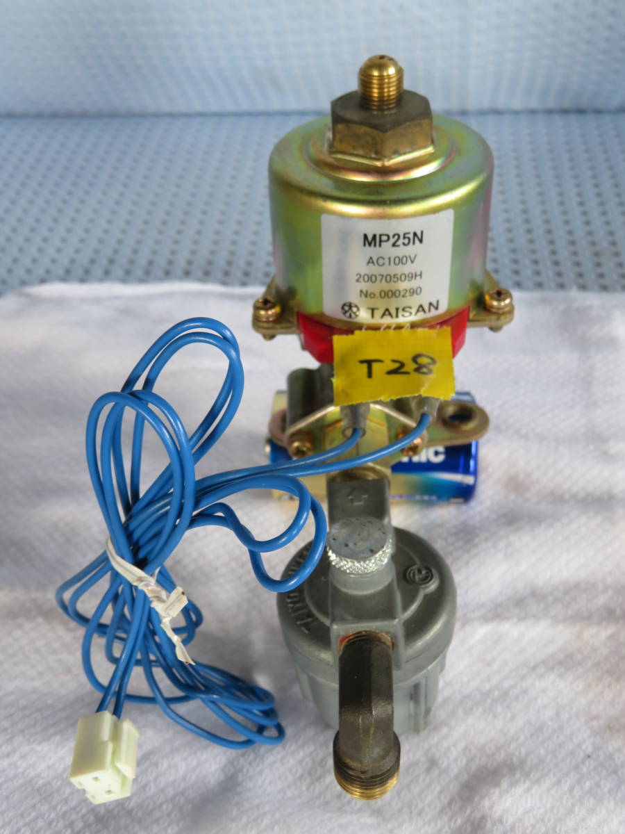 電磁ポンプMP25N#T28 ジャンク /タイサン/灯油ボイラー/ 中古品 電磁ポンプMP25N#T28 ジャンク /タイサン/灯油ボイラー/ 中古品