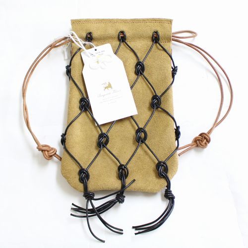 流行 22AW サスクワッチファブリックス Sasquatchfabrix. LEATHER ベージュ FREE レザーポーチ POUCH ボディバッグ 流行 22AW サスクワッチファブリックス Sasquatchfabrix. LEATHER ベージュ FREE レザーポーチ POUCH ボディバッグ