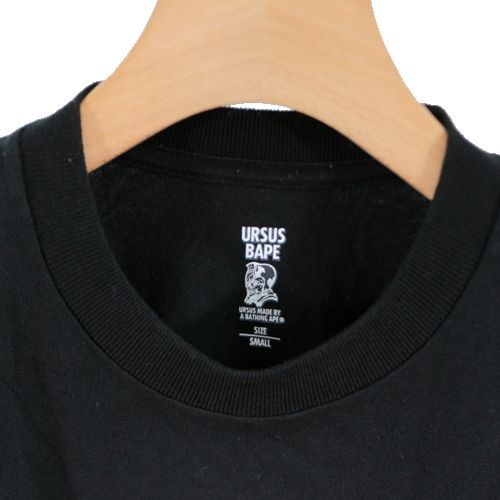 URSUS BAPE アーサスベイプ Tシャツ S ブラック_画像3