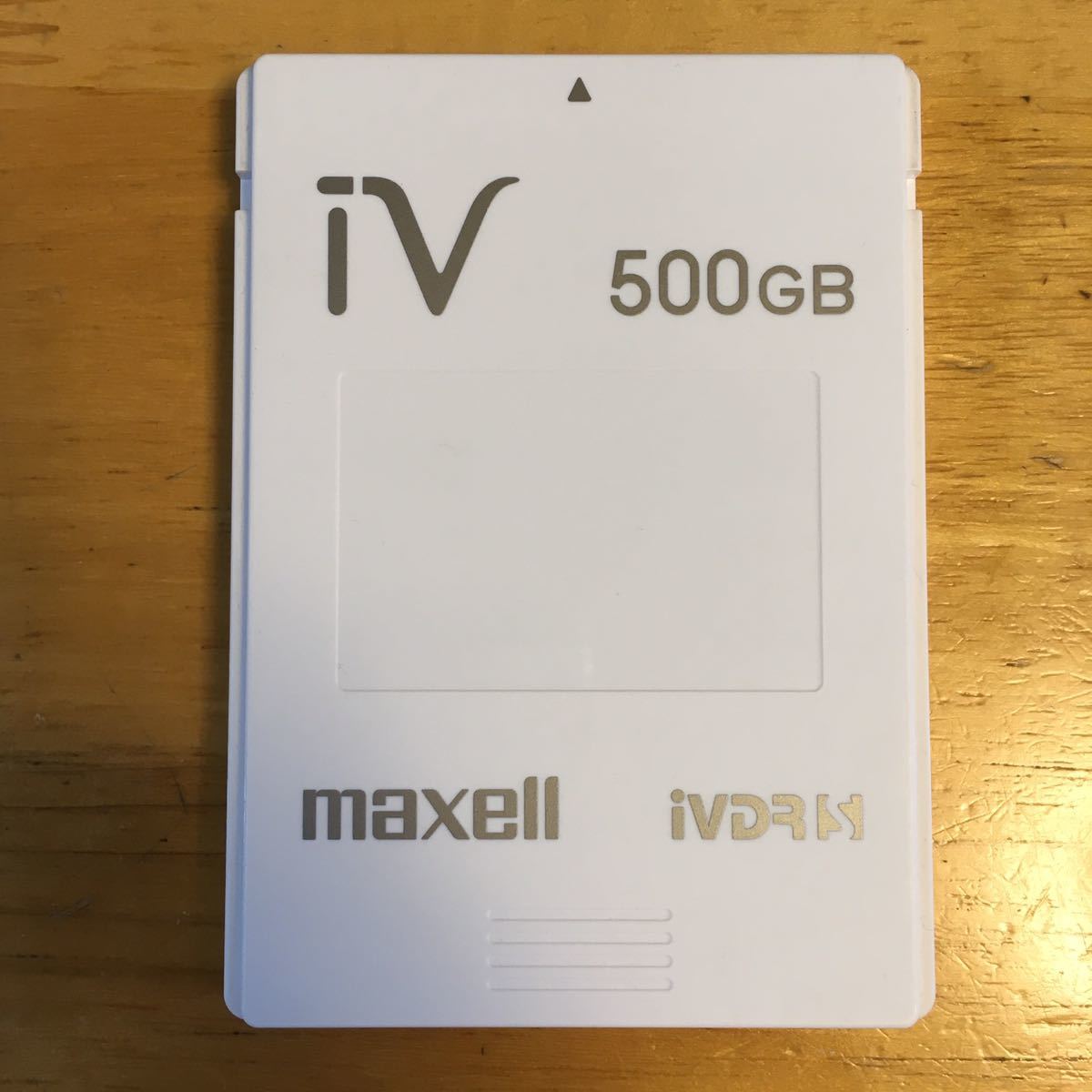 maxell マクセル iVDR-S カセットHDD 500GBホワイト M-VDRS500G
