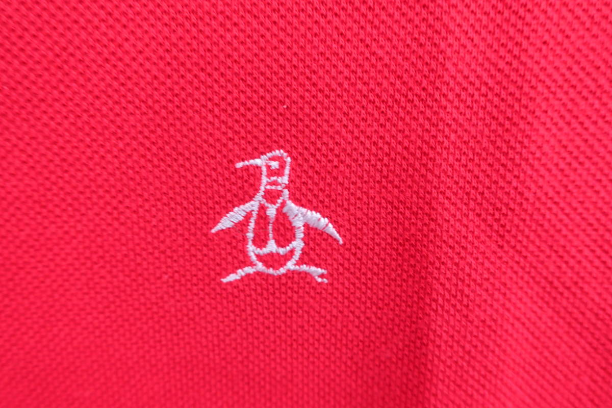 【感謝セール】【美品】Munsingwear(マンシングウェア) ハイネックシャツ 赤 レディース S ゴルフウェア 2301-0255 中古_画像2