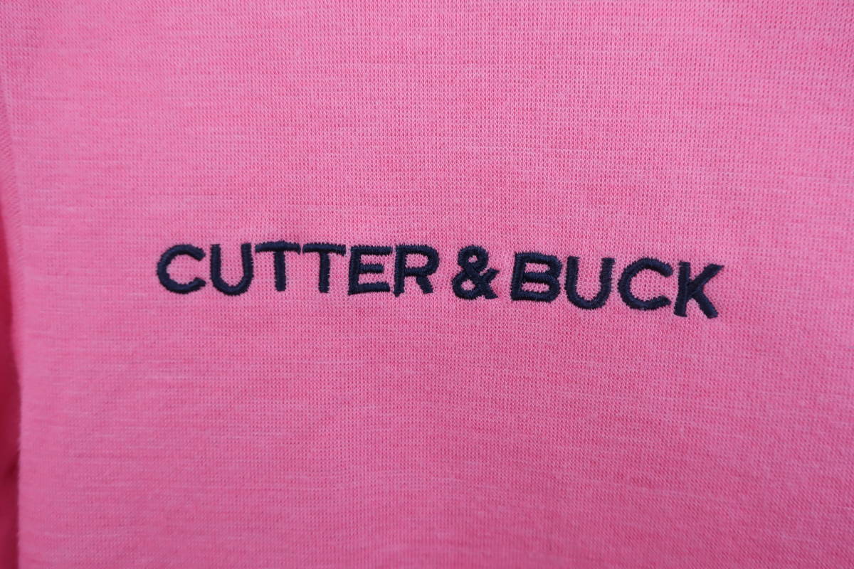 【感謝セール】CUTTER&BUCK(カッター＆バック) ハイネックシャツ ピンク メンズ M ゴルフウェア 2303-0125 中古_画像2