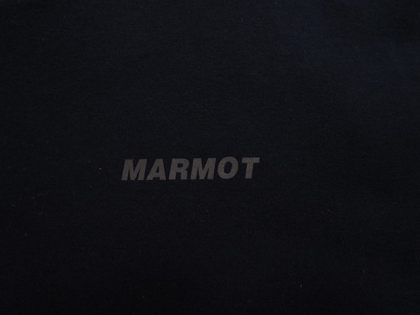 新品正規 Marmot マーモット 海外限定 Garfield メランジコットン スウェット/ロングTシャツ メンズ105(XL)ネイビー(NA) 直営店購入_画像6