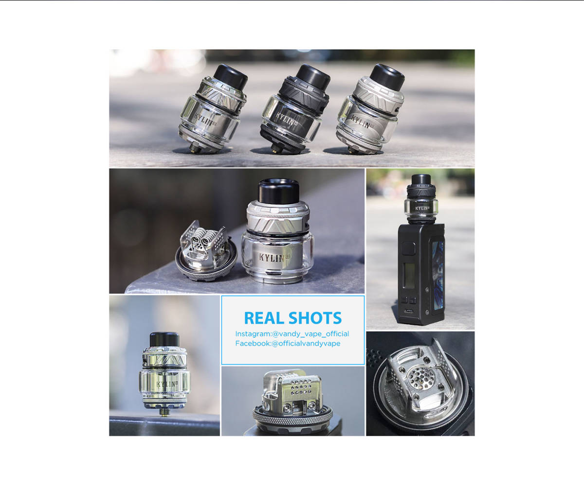 VAPE VANDYVAPE KYLIN V3　RTA アトマイザー SS 新品　BOX_画像9