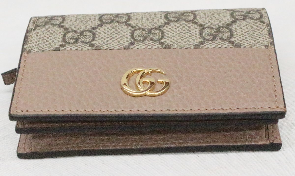 GUCCI グッチ GG 財布 ミニ財布 コンパクト財布 カード入れ 2つ折り