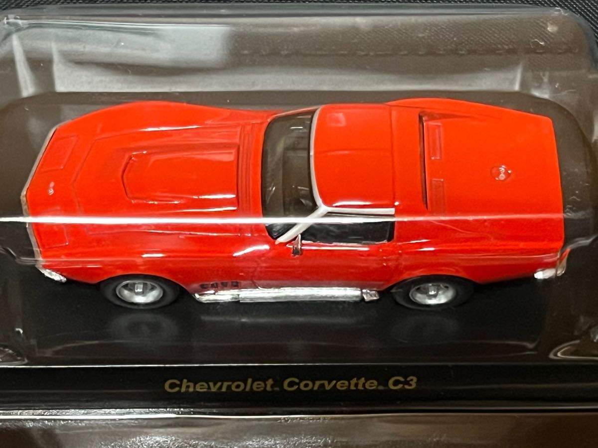 京商 1/64 USAスポーツカーミニカーコレクション2 CORVETTE C3 シボレー コルベット スティングレイ レッド