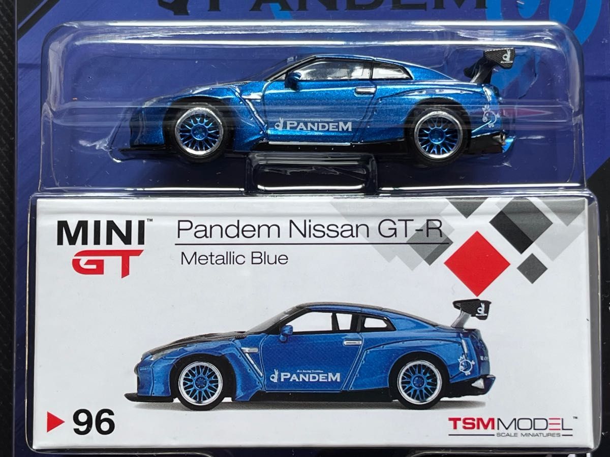 MINI GT ミニGT 96 1/64 パンデム PANDEM 日産 NISSAN GT-R R35 メタリックブルー 限定