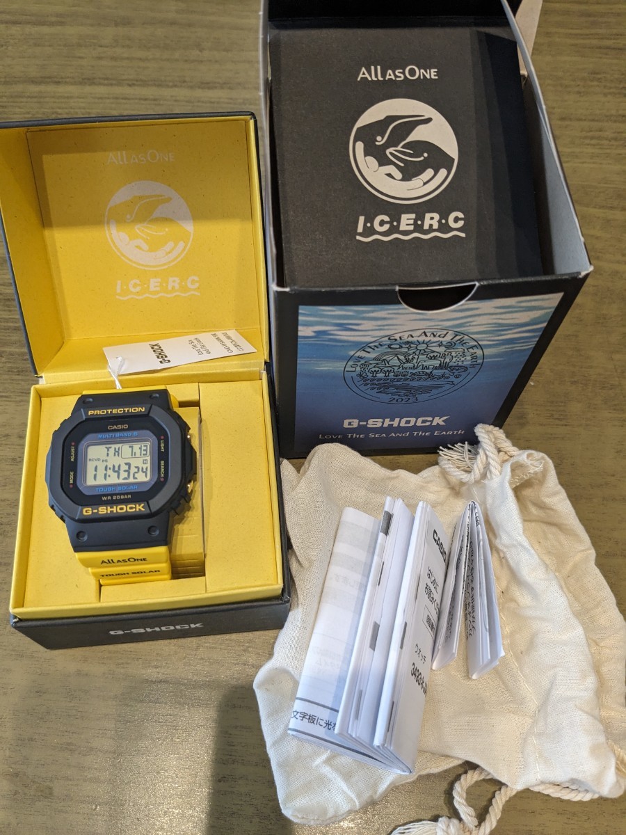 CASIO G-SHOCK イルクジ アイサーチGMD-W5600K-9JRイルカ・クジラ Love