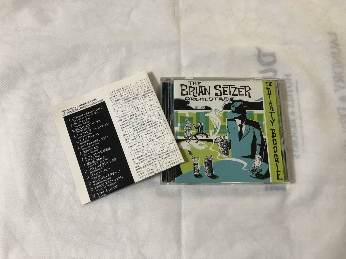 美品 国内盤 BRIAN SETZER ORCHESTRA/THE DIRTY BOOGIE ブライアン・セッツァー・オーケストラ ダーティ・ブギ ストレイ・キャッツ_画像1