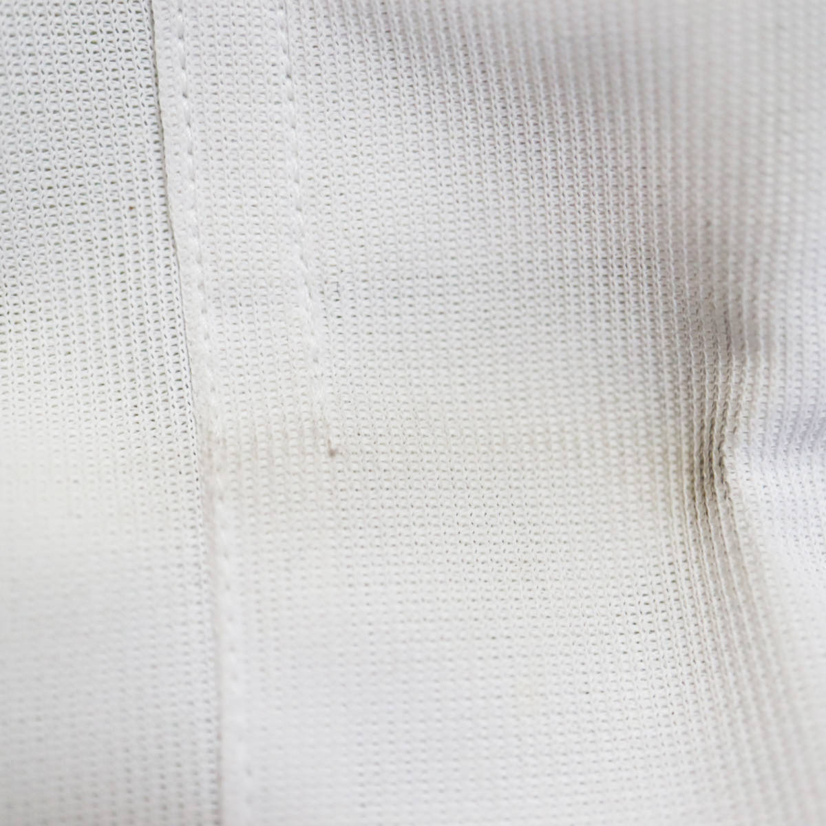 rm1391 Yシャツ 半袖 スクールシャツ 白シャツ 首回り42 メンズ 紳士 ポリ80綿20 未使用 新品タグあり 長期保管品の画像7