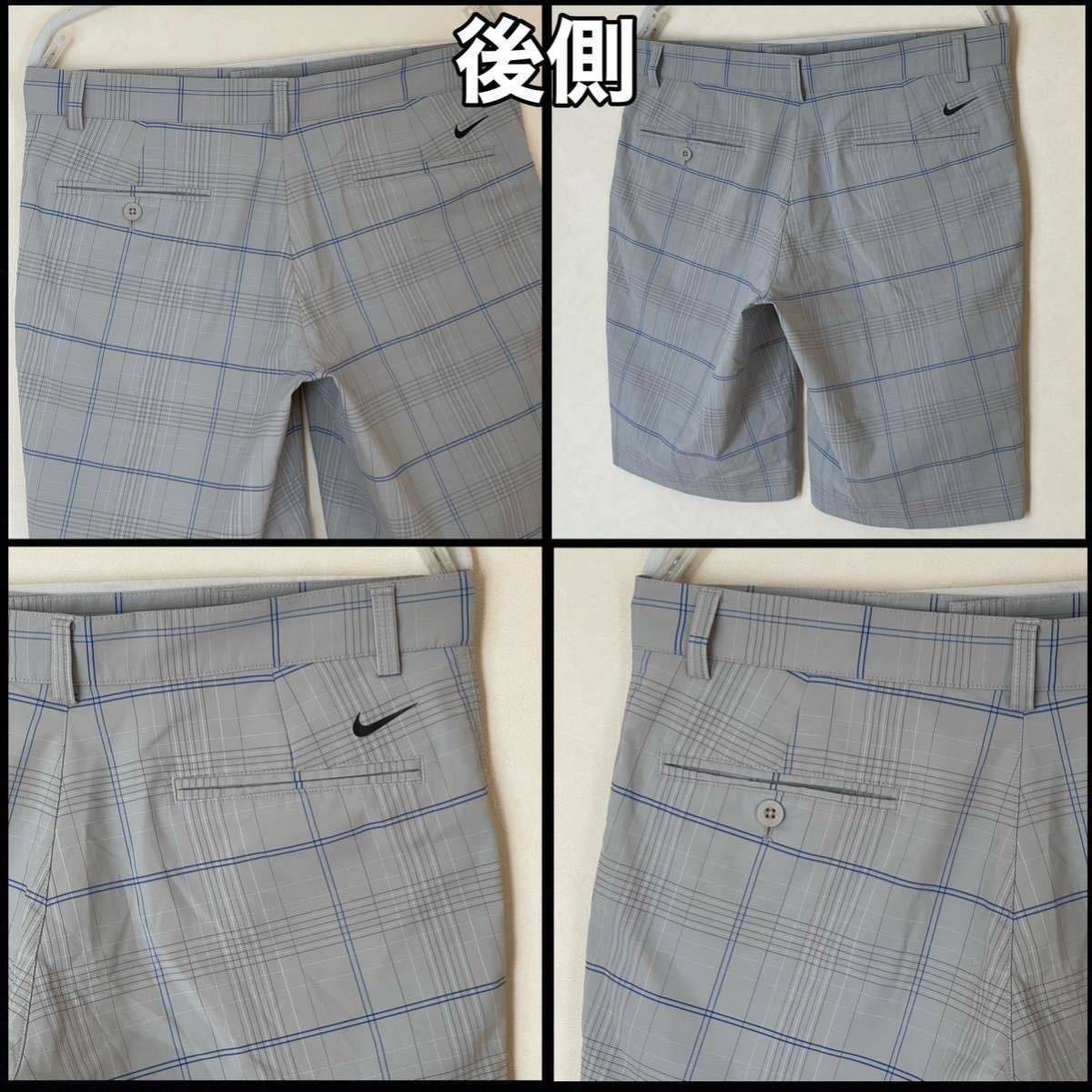 超美品 NIKE GOLF(ナイキ ゴルフ)メンズ ゴルフ パンツ 33(W84.H98cm)使用2回 グレー スポーツ アウトドア ドライ (株)ナイキジャパン_後側