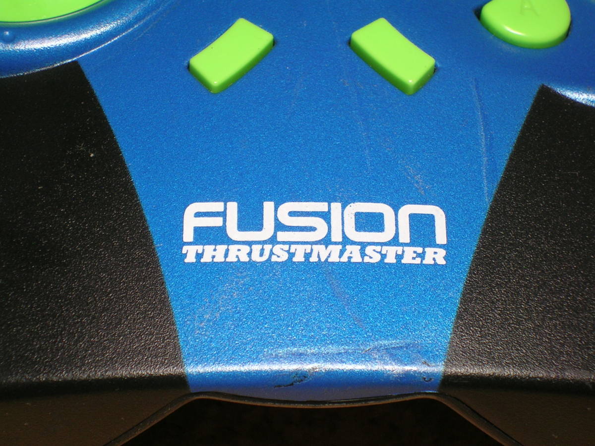  game pad FUSION THRUSTMASTER 15 pin from USB to conversion attaching old therefore Junk .(8060d)