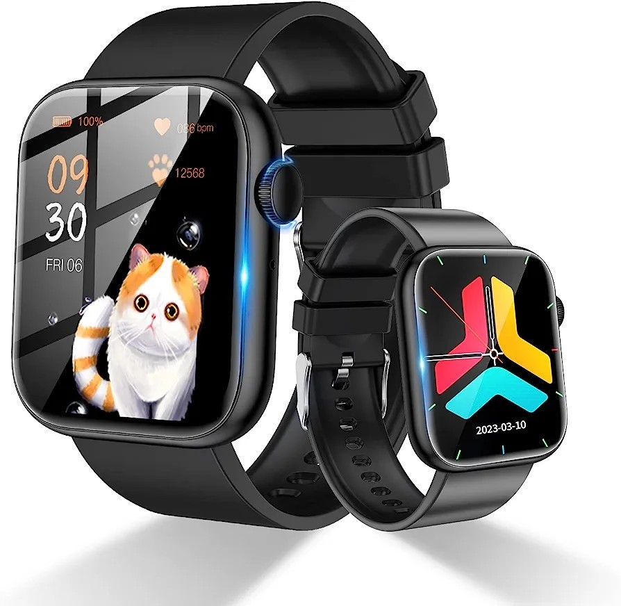 ★新品未使用★スマートウォッチ iphone&アンドロイド対応 1.85インチ大画面 Smart Watch Bluetooth5.2通話機能付き