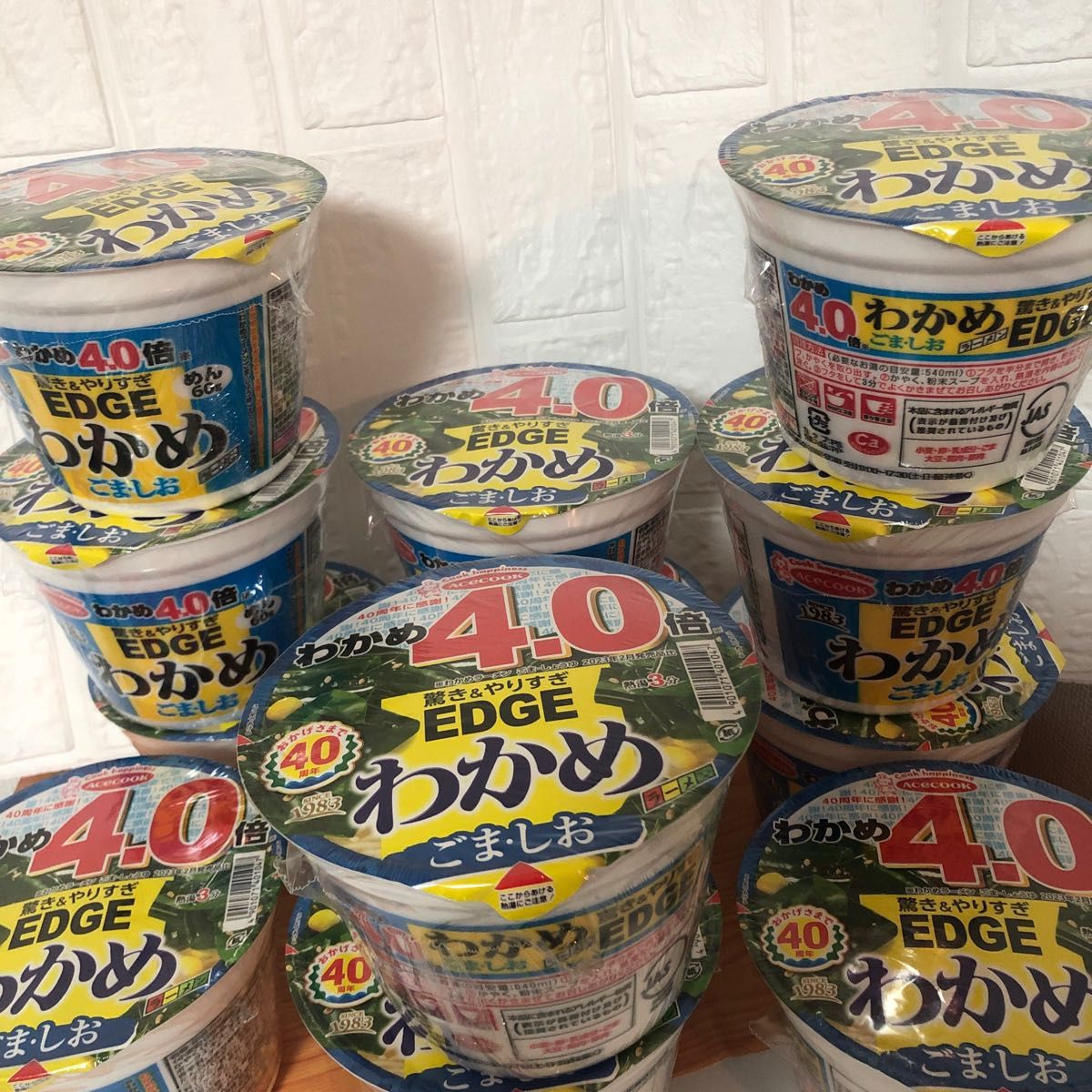 MIU様専用 エースコック EDGE×わかめラーメンごま・しお わかめ4 0倍
