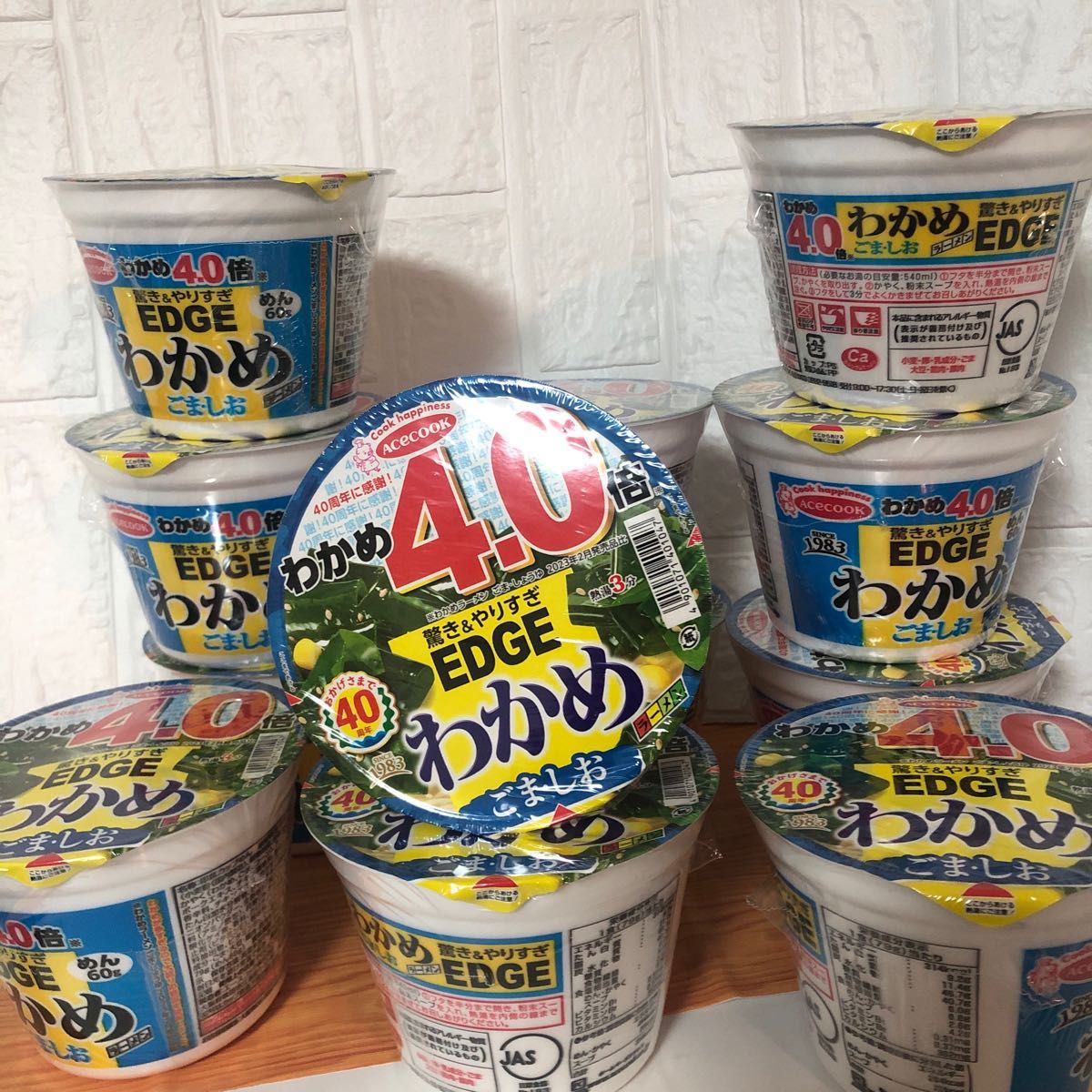MIU様専用 エースコック EDGE×わかめラーメンごま・しお わかめ4 0倍
