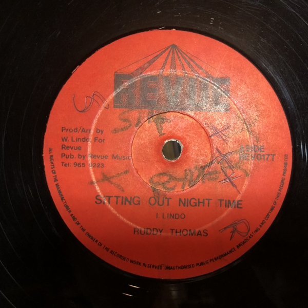 ☆【 '80's UK orig】12★Ruddy Thomas - Sitting Out Night Time ☆洗浄済み☆_画像1