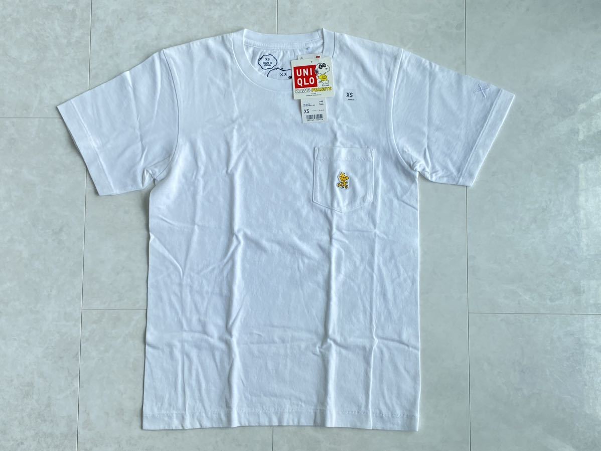 ユニクロ KAWS Tシャツ XSサイズ 新品 スヌーピー カウズ_画像1