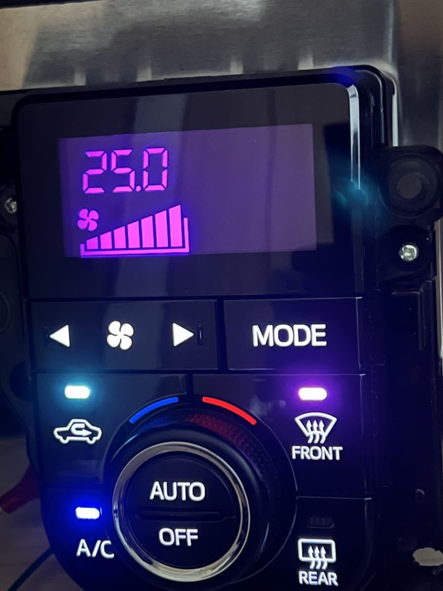 M900A ルーミー　タンク　トール　エアコンスイッチパネル　ACスイッチ　LED打ち替え品　6色オーダーOK☆_画像5